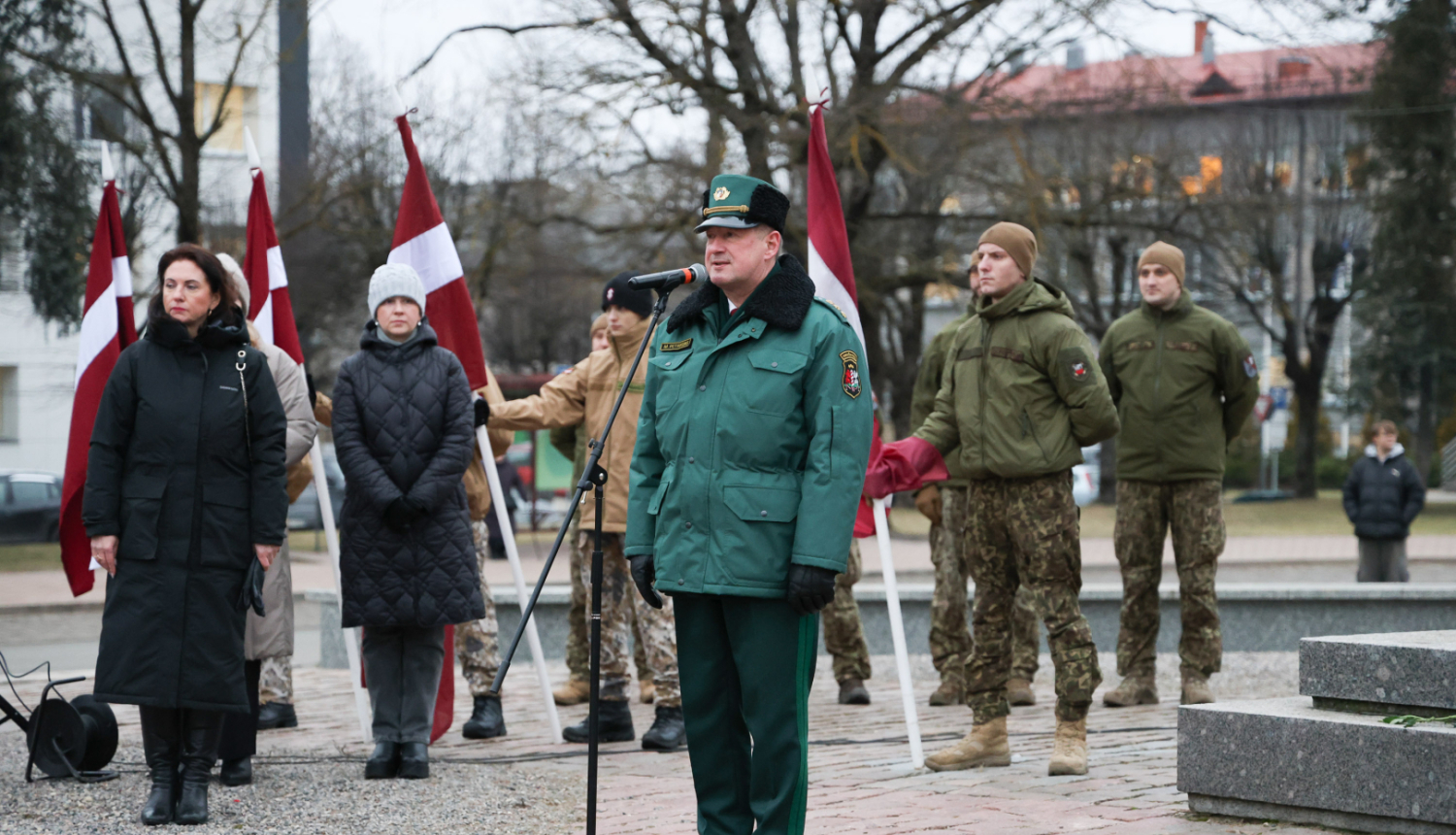 Valsts robežsardzes koledžas personāls piedalījās atceres pasākumos Nr.1