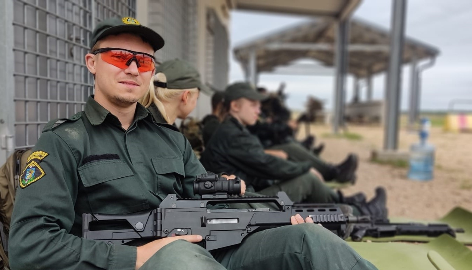 Norisinās Valsts robežsardzes koledžas studējošo dalība praktiskajās nodarbībās “Vasaras lauka nometne” Nr.1