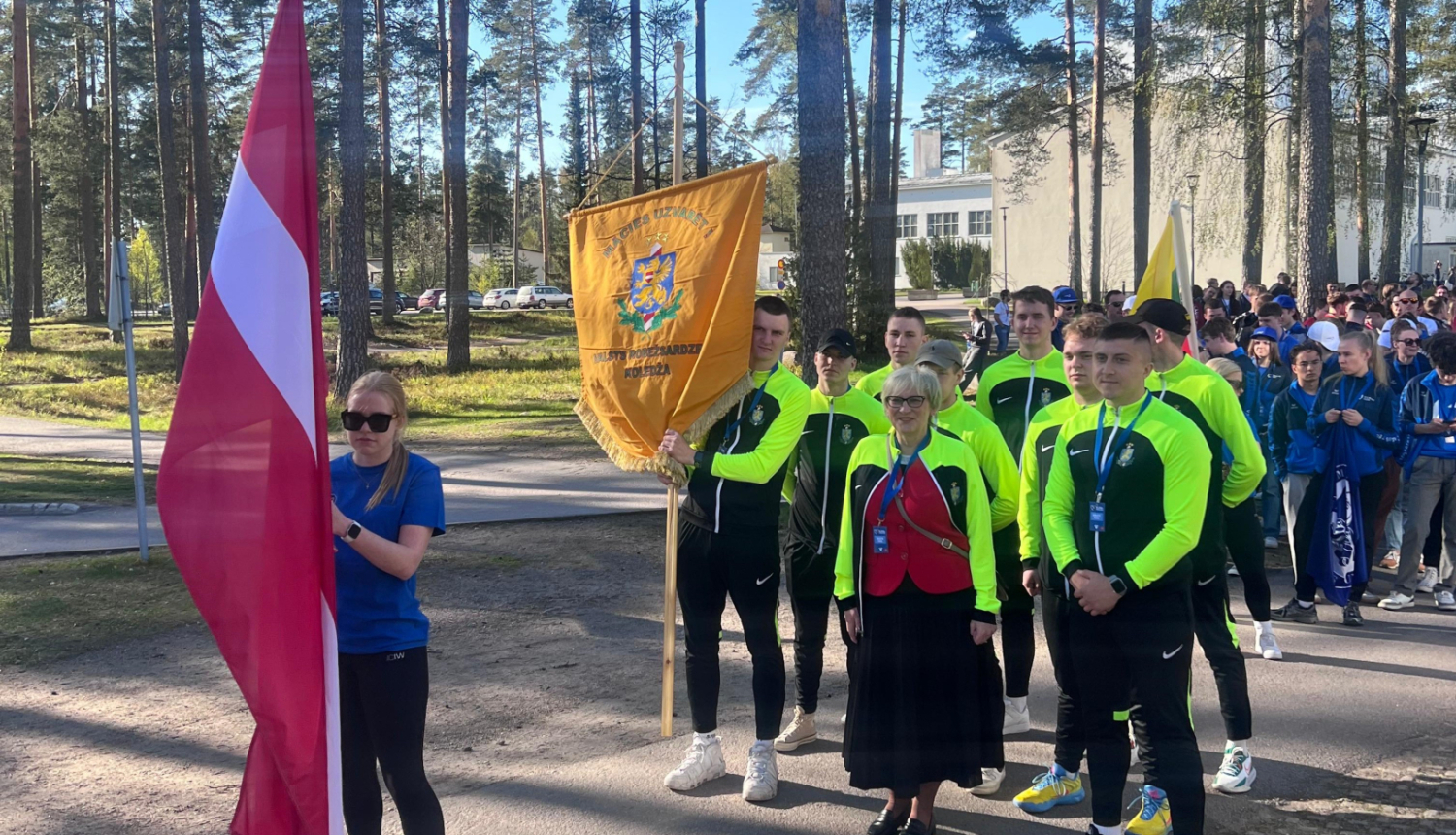 Valsts robežsardzes koledžas komanda Baltijas valstu studentu sporta spēlēs “SELL GAMES 2025”, Somijā, Vierumäki.