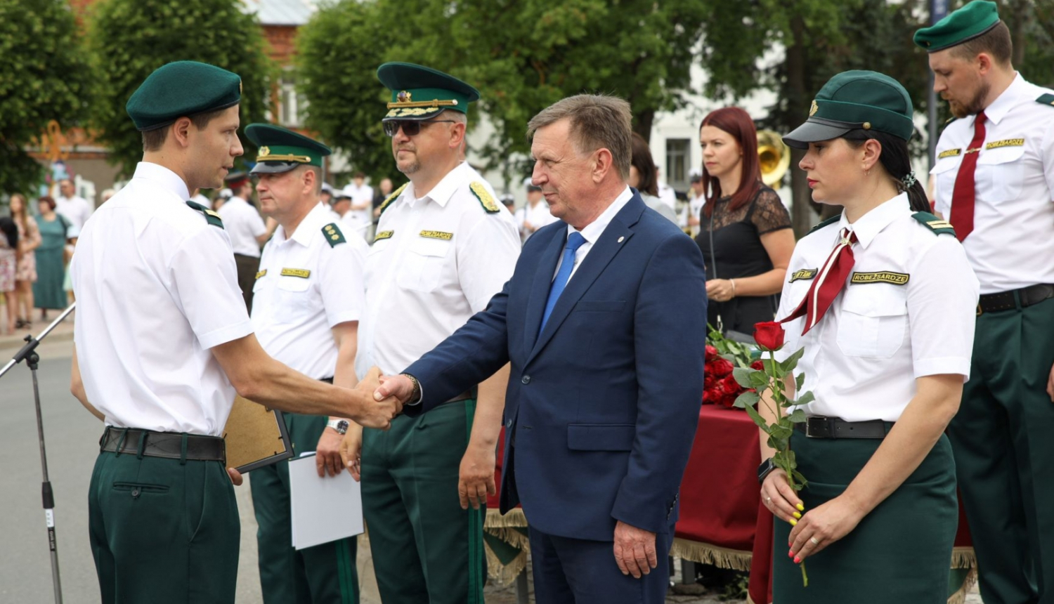 Valsts robežsardzes koledžas pilna laika studējošo 21.izlaidums un nepilna laika studējošo 13.izlaidums
