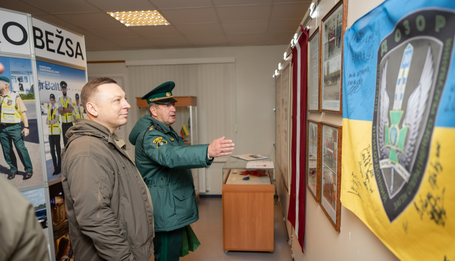 Ukrainas robežsardzes vadība apmeklēja Valsts robežsardzes koledžu Nr.4