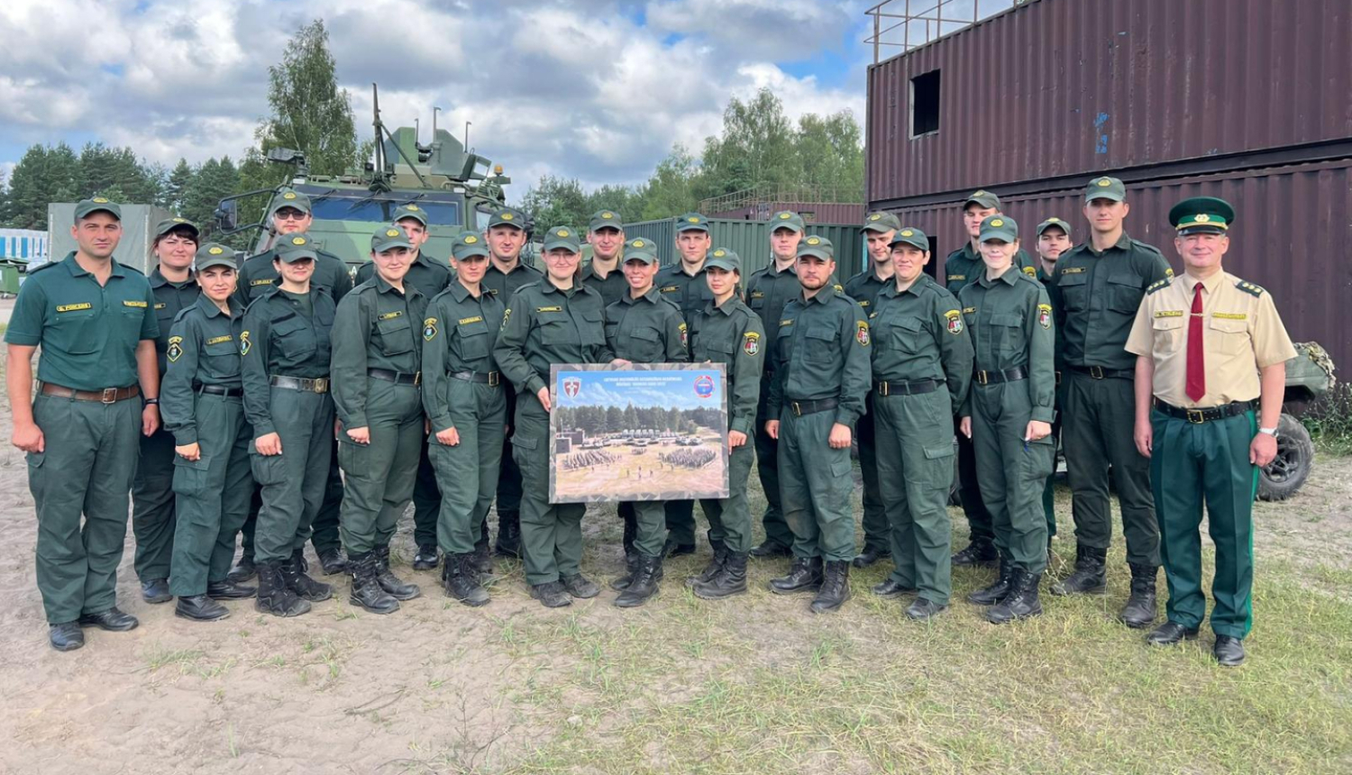 Valsts robežsardzes koledžas studējošie piedalījās “Vasaras lauka nometnē”