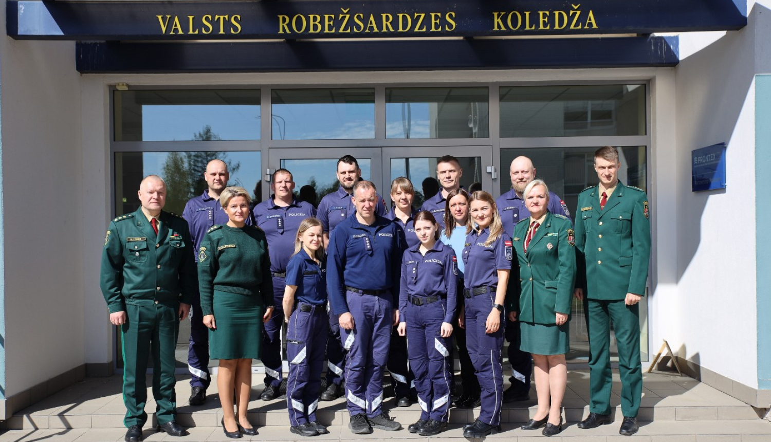 Valsts robežsardzes koledžā norisinājās apmācības Valsts policijas amatpersonām