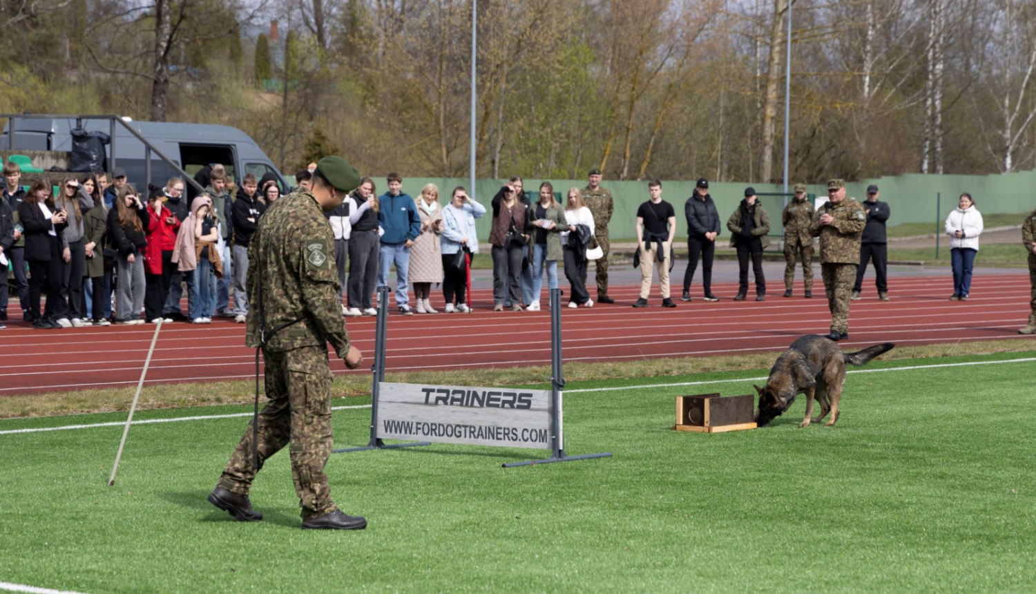 Valsts robežsardzes koledžas “Atvērto durvju diena” pulcē interesentus no visas Latvijas