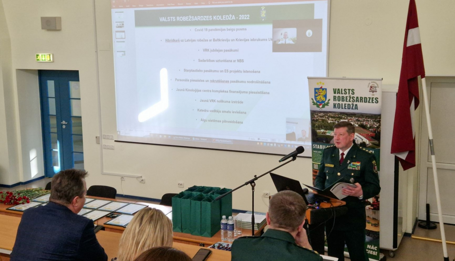 Valsts robežsardzes koledža izvērtē 2022.gadā paveikto