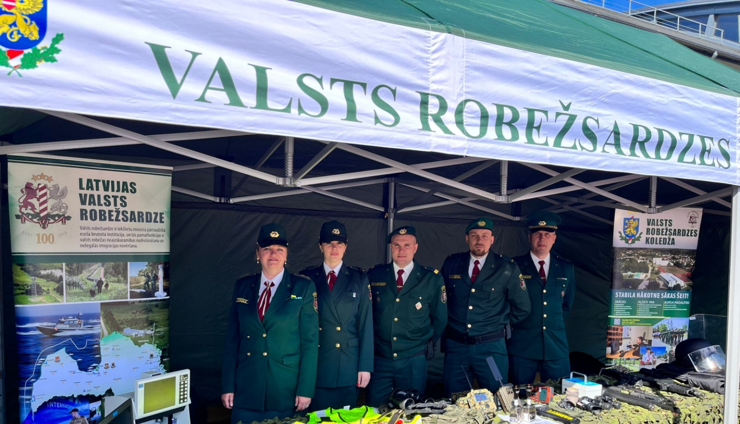Valsts robežsardzes koledžas dalība Nacionālo bruņoto spēku organizētajā pasākumā