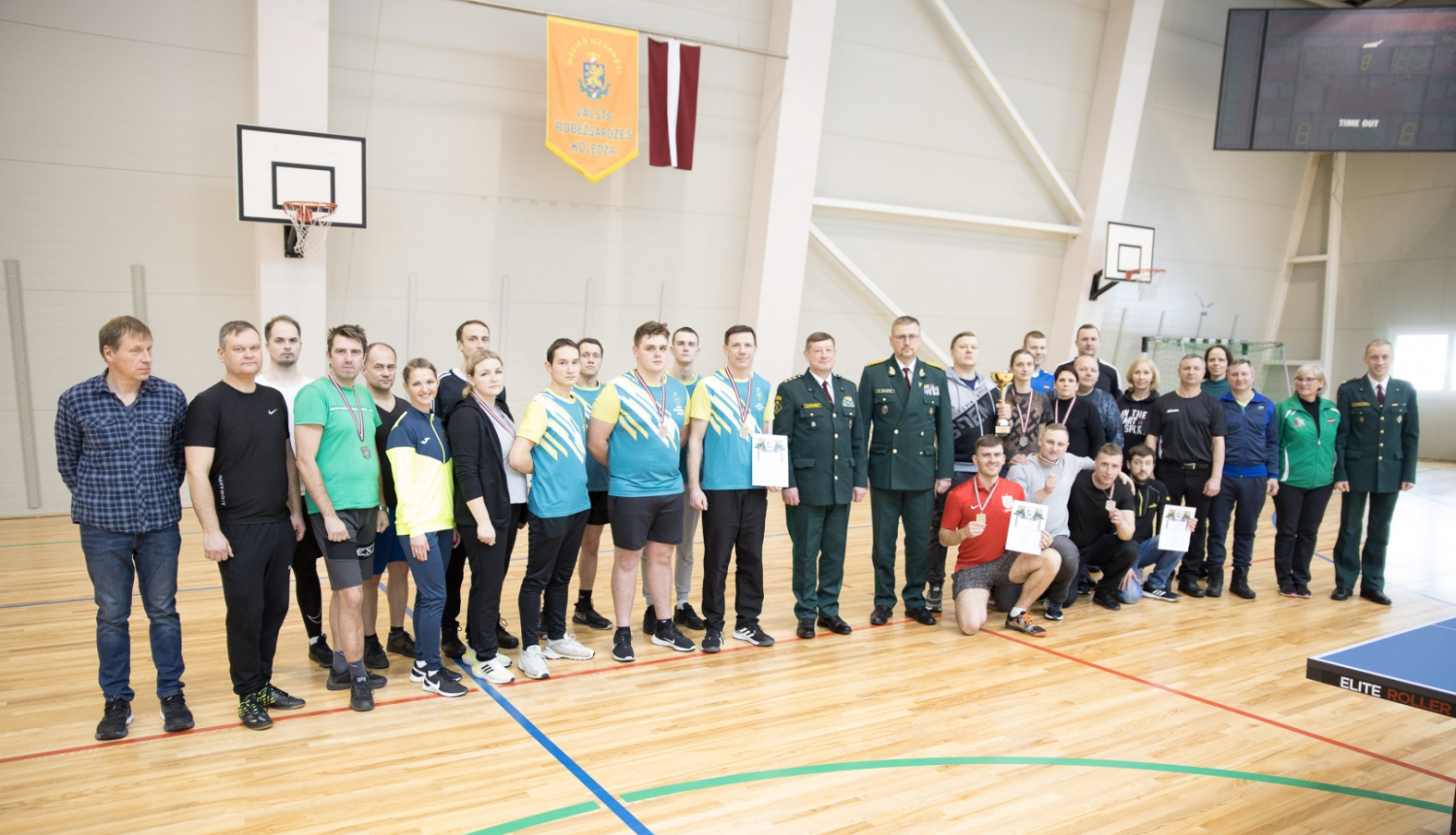 Valsts robežsardzes 2024.gada čempionāts iesākas ar sacensībām galda tenisā