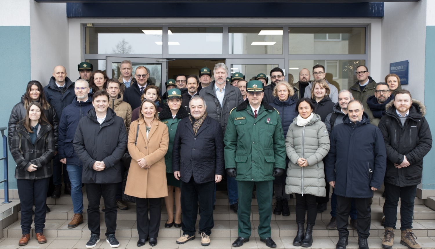 Ārvalstu pārstāvniecību delegācijas ciemojās Valsts robežsardzes koledžā Nr.7