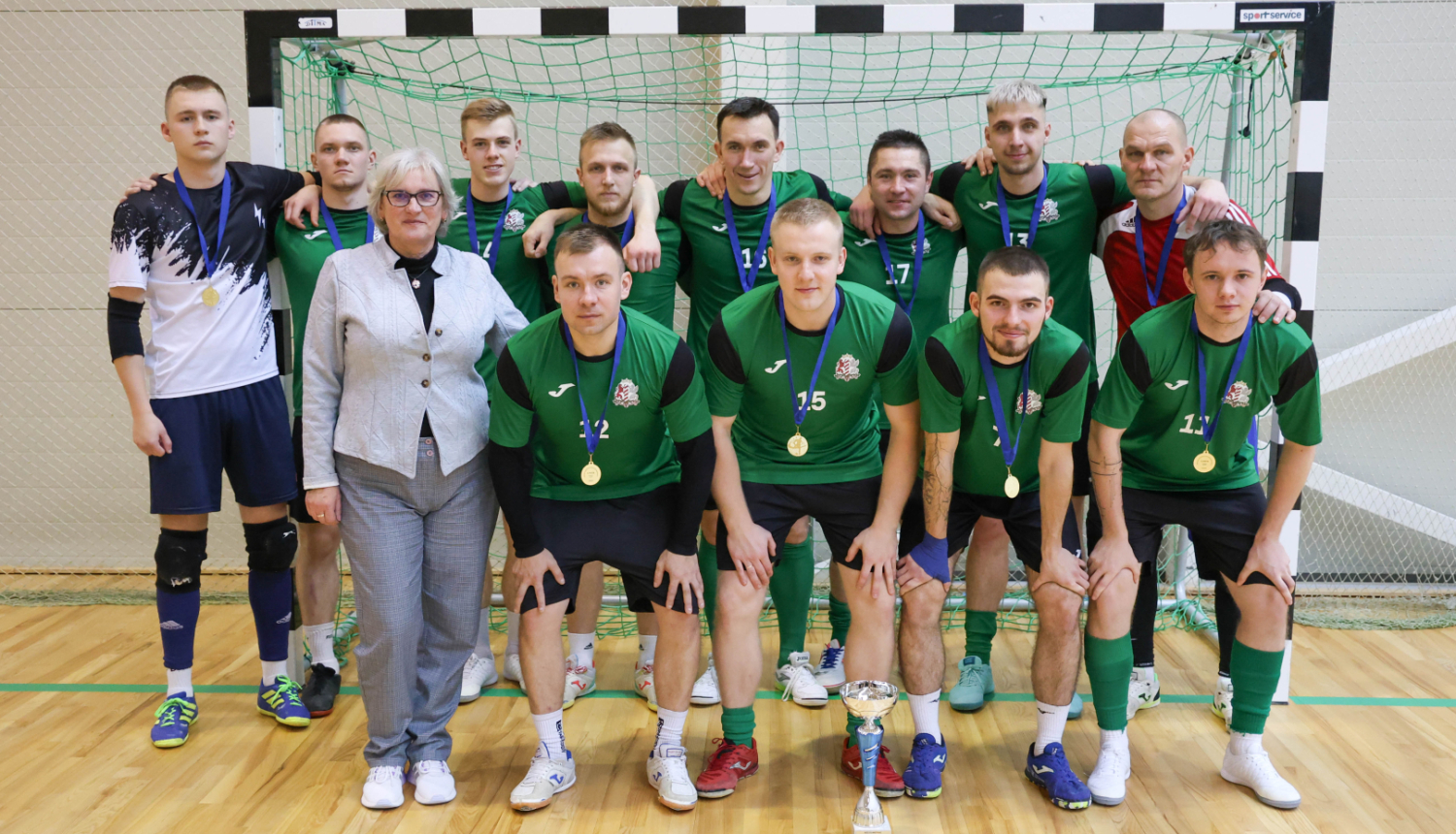 Robežsargi ieguva zelta kausu Iekšlietu ministrijas futbola sacensībās