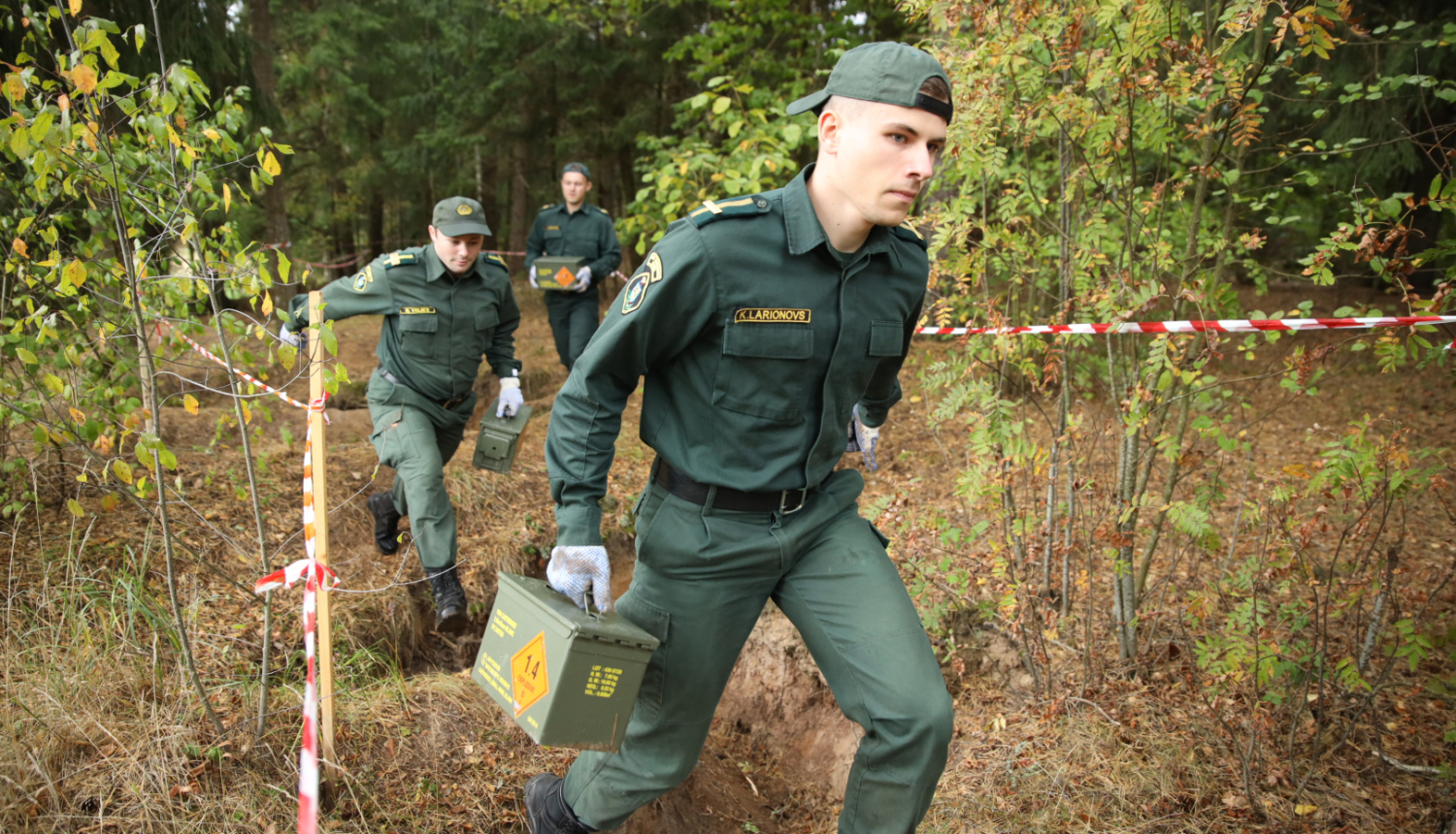 Valsts robežsardzes XXI robežsargu norīkojumu sacensības