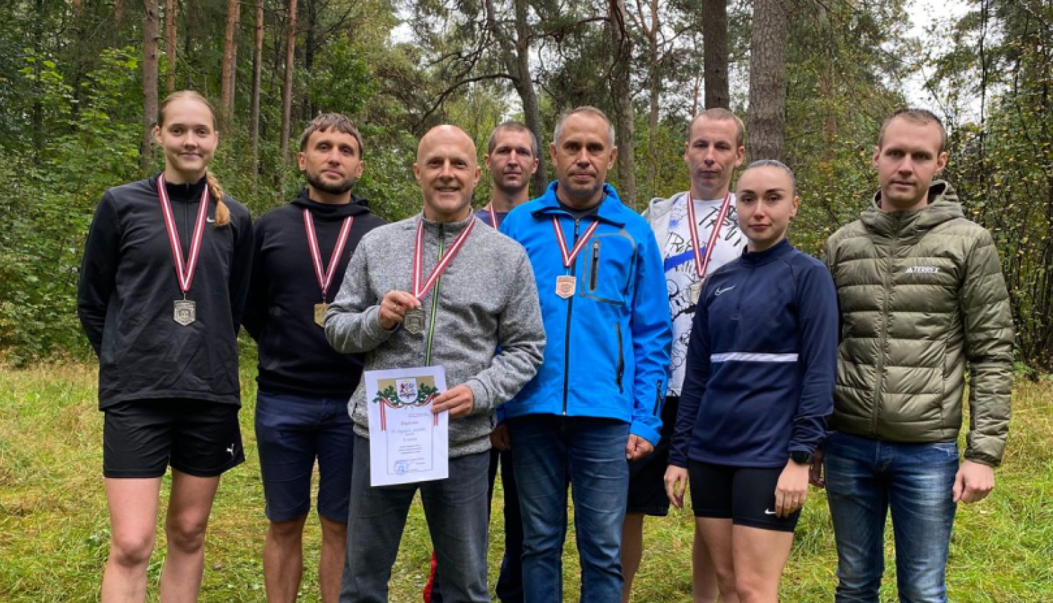 Valsts robežsardzes čempionāta sacensībās vieglatlētikas krosā uzvar Daugavpils pārvaldes komanda