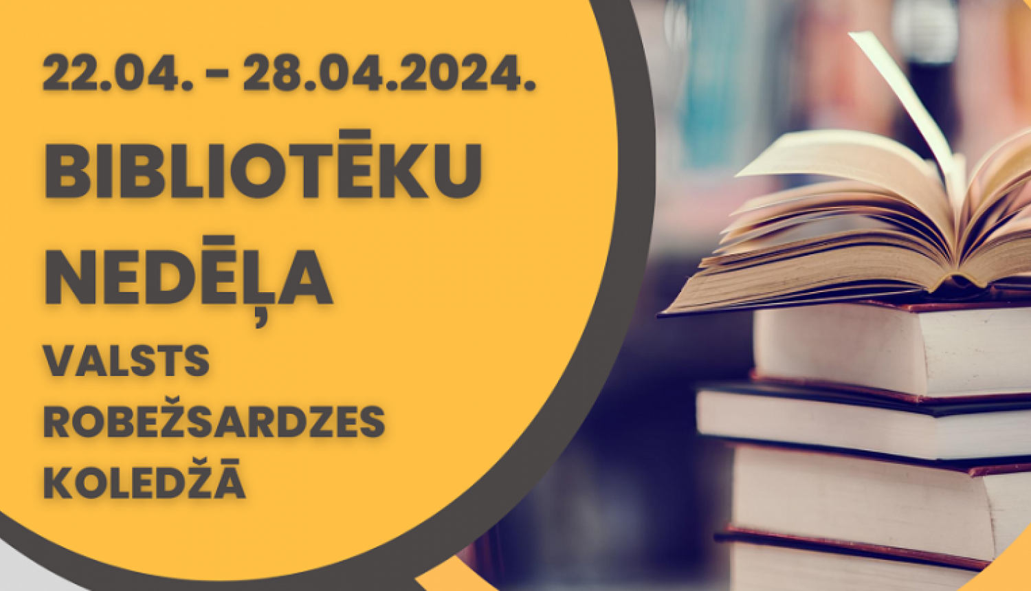 Bibliotēku nedēļa Valsts robežsardzes koledžā