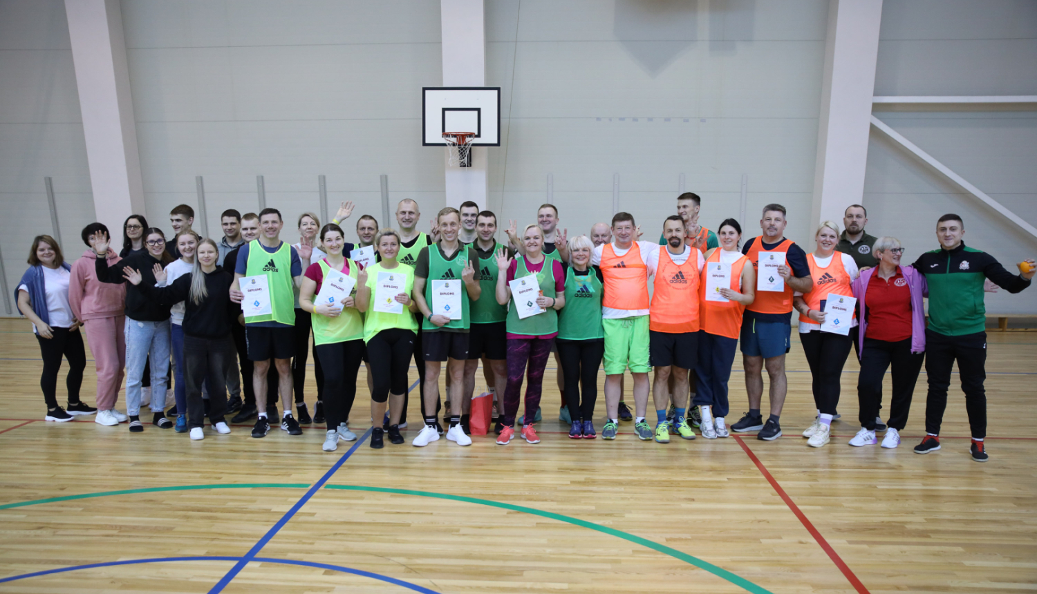 Valsts robežsardzes koledžā personālu vieno sports! Nr.1