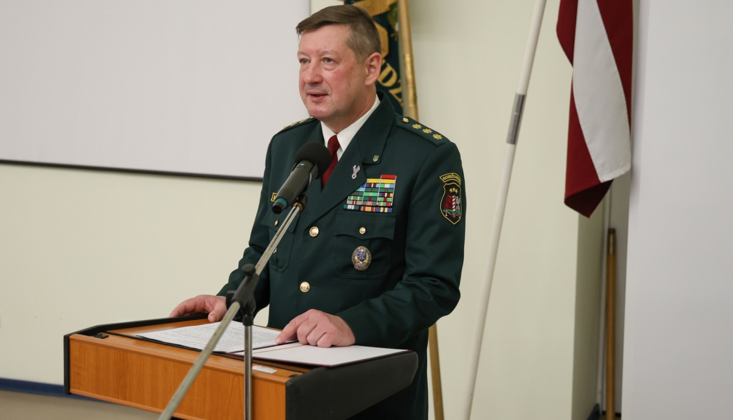 Norisinājās Valsts robežsardzes koledžas svinīgā sanāksme Nr.1