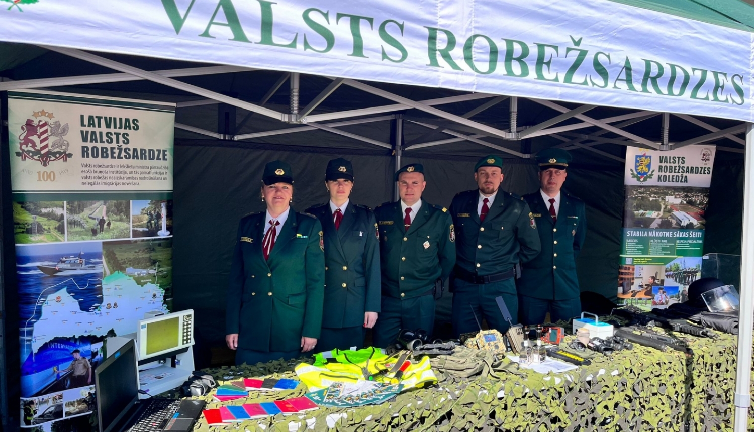 Valsts robežsardzes koledžas dalība Nacionālo bruņoto spēku organizētajā pasākumā