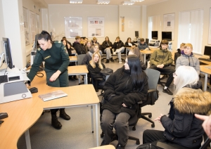 Skolēni no Latvijas skolām viesojas VRK Karjeras nedēļas ietvaros no 16. līdz 20. oktobrim