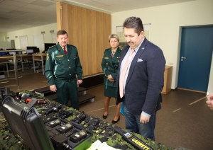 Iekšlietu ministrijas parlamentārais sekretārs Igors Rajevs darba vizītē apmeklē Valsts robežsardzes koledžu