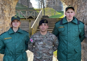 Valsts robežsardzes koledžas kadeti piedalījās starptautiskajā kadetu nedēļā