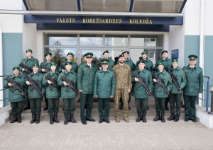 Topošie robežsargi solīja sargāt Latvijas valsti